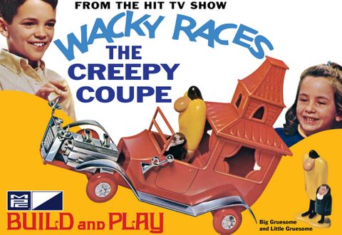 MPC 1:32 Wacky Races Creepy Coupe (Snap)