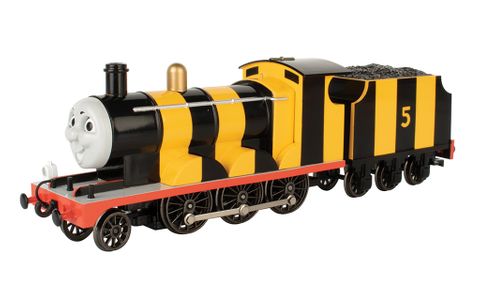 Bachmann Busy Bee James #5 w/Moving Eyes, HO Scale, Thomas & Friends