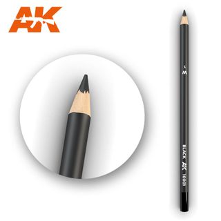 AK Interactive Watercolour Pencil Black