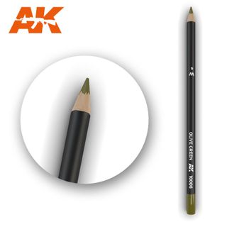 AK Interactive Watercolour Pencil OliveGreen