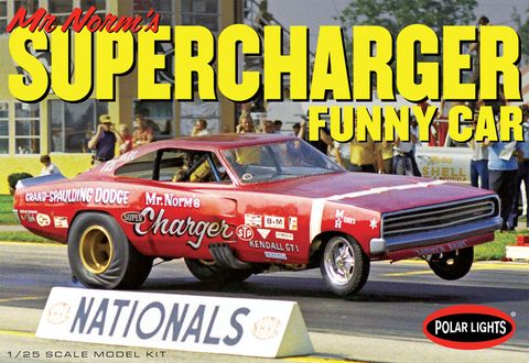Polar Lights 1:25 1969 Dodge Charger Funny Car Mr Norm's