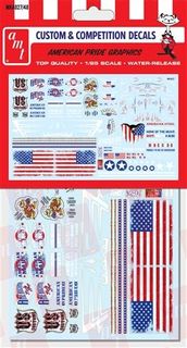 AMT 1:25 American Pride Graphics CustomDecals
