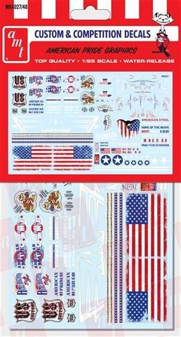 AMT 1:25 American Pride Graphics CustomDecals