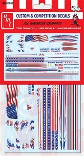 AMT 1:25  All American Graphics Custom Decals