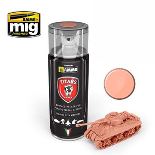 Ammo Titans: Flesh Tone Matt Primer 400ml Spray Can