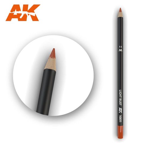 AK Interactive Watercolour Pencil LightRust