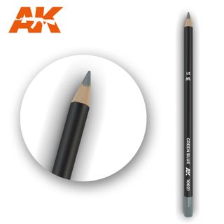 AK Interactive Watercolour Pencil GreenBlue