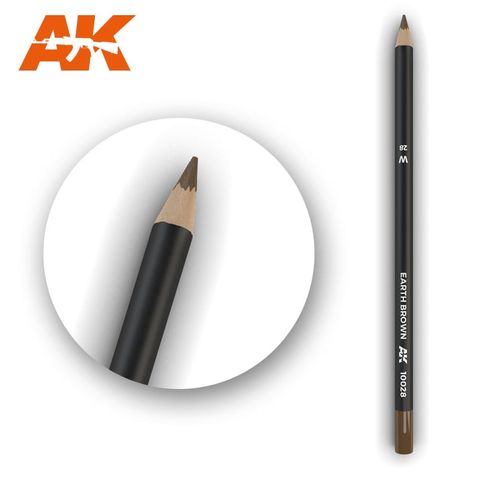 AK Interactive Watercolour Pencil EarthBrown