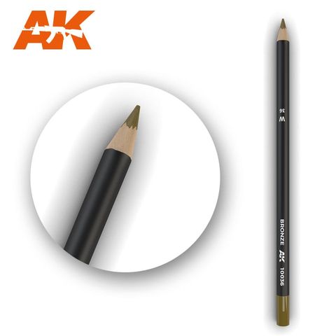 AK Interactive Watercolour Pencil Bronze