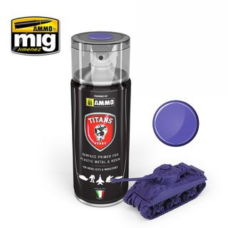 Ammo Titans: Primer Magic Purple Matt 400ml Spray Can