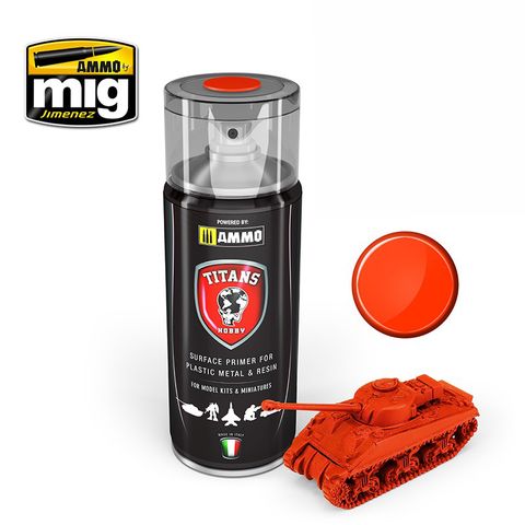 Ammo Titans: Royal Red Matt Primer 400ml- Spray Can