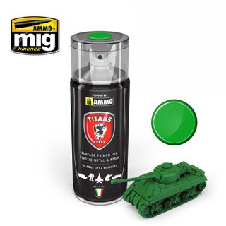 Ammo Titans: Primer Emerald Green Matt 400ml Spray Can