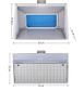 HSeng Spray Booth W/Led Light 55cm DualFans