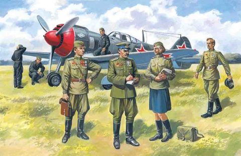 ICM 1:48 Svt. Pilots&G.P (1943-45)(7)