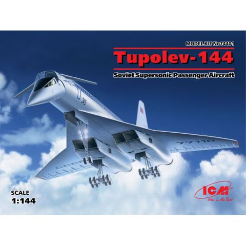 ICM 1:144 Tupolev-144 Svt. Psngr Aircraft