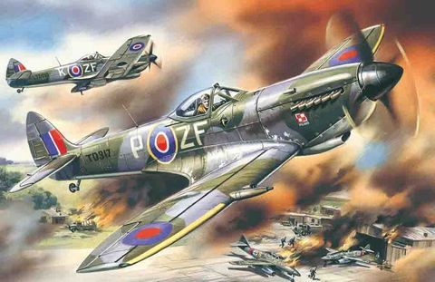ICM 1:48 Spitfire Mk.Xvi