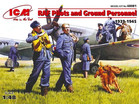 ICM 1:48 Raf Pilots&G.P (1939-45)(7)