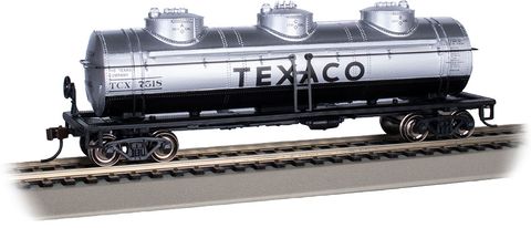 Bachmann Texaco #7518 40ft 3 Dome Tank Car. HO Scale