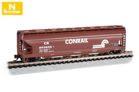 Bachmann Conrail #892056 ACF 56ft 4-BayHopper. N Scale