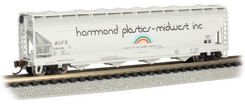 Bachmann Hammond Plastics #58468 Canadian Cylindrical 4-Bay Grn Hppr.N