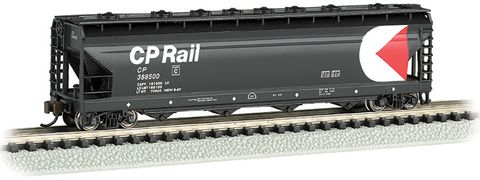 Bachmann CP Rail #388511 Canadian Cylindrical 4-Bay Grain Hopper. N