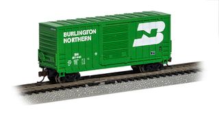 Bachmann Burlington Northern #281460 40ft Hi-Cube Boxcar. N Scale