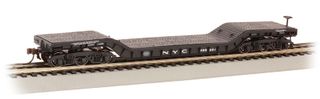 Bachmann New York Central #498991 52ft Centre Depressed Flatcar. HO