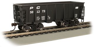 Bachmann Penn Central #501273 Ore Car, Black. HO Scale