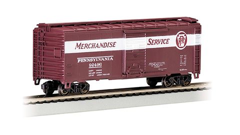 Bachmann Pennsylvania RR #92496 Merchandise Service 40ft Boxcar. HO