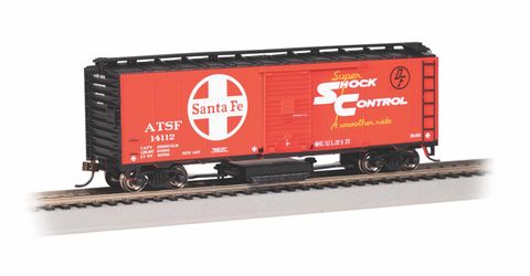 Bachmann Santa Fe #14112 40ft Track Cleaning Boxcar Shock Control. HO