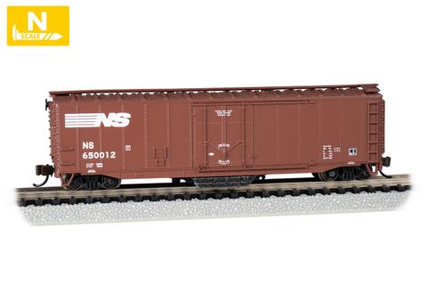 Bachmann Norfolk Southern #650012 50ft Plug Door Trk Clng Boxcar. N