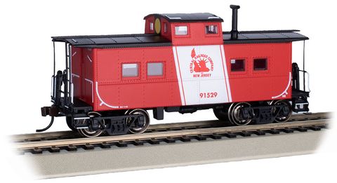 Bachmann, Jersey Central #91529 NE StyleSteel Cupola Caboose. HO Scale