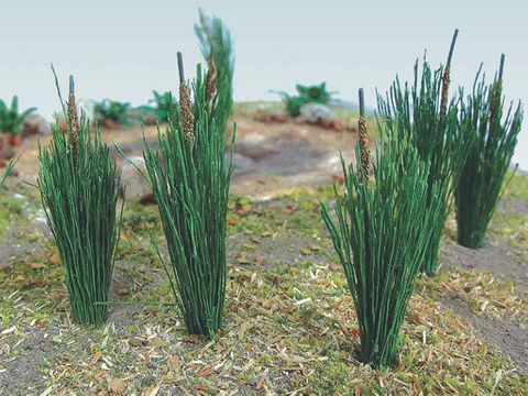 Bachmann 3/4" Cattails, 24pc pack. HO Scale