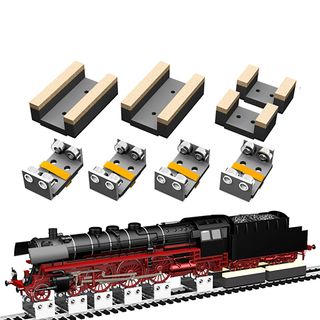 Bachmann Rollers & Drive Wheel Cleaners,4 each, O Scale 3-Rail