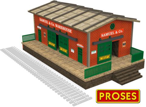 Bachmann Warehouse w/Motorized Doors, HOScale