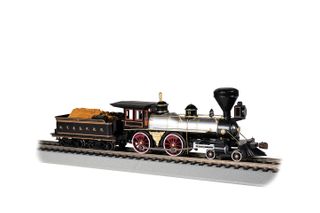 Bachmann Santa Fe #91 w/Wood Load DCC Ready ( 4-4-0 American ), HO