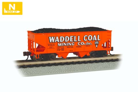 Bachmann Waddell Coal #103 USRA 55 Ton O/Side Braced 2-Bay Hopper. N