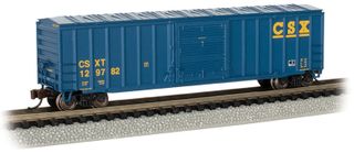 Bachmann CSX #129782 ACF 50.5ft O/S Braced Sliding Door Boxcar. N