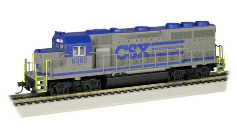 Bachmann CSX #6382 (CSX Transportation)EMD GP40 Loco w/DCC/Sound, HO