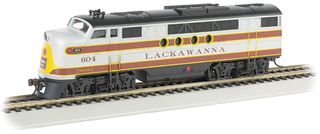 Bachmann Lackawanna #604 EMD FT-A Loco w/DCC/Sound, Ho Scale