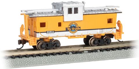 Bachmann Rio Grande #1511, 36ft Wide Vision Caboose, N Scale