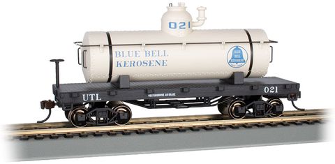 Bachmann Blue Bell Kerosene #021 Old Time Tank Car, HO Scale