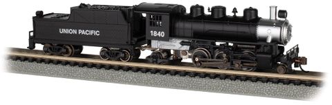 Bachmann Union Pacific #1840 Prairie 2-6-2 Loco & Tender, N Scale