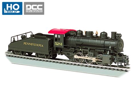 Bachmann Pennsylvania RR #5281 USRA 0-6-0 Loco & Slope Tender. HO