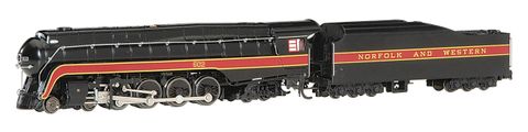 Bachmann Norfolk & Western #602 4-8-4 Class J Steam Loco w/DCC.  N