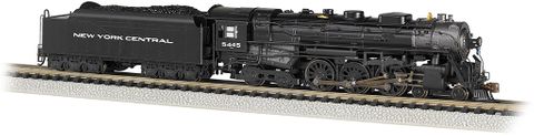 Bachmann NY Central #5445 4-6-4 Hudson Loco w/Gothic Lettering/DCC. N