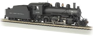 Bachmann NY Central #1910 Alco 2-6-0 Loco w/Tender/TCS/DCC. HO Scale