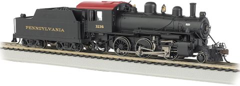 Bachmann Pennsylvania RR #3236 Alco 2-6-o Loco/Tender/TCS/DCC. HO