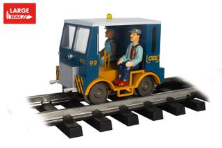 Bachmann CSX Speeder Loco w/2 Figures, GScale