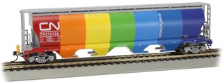 Bachmann Canadian National #370708 Cylindrical Grain Hopper w/FRED, HO